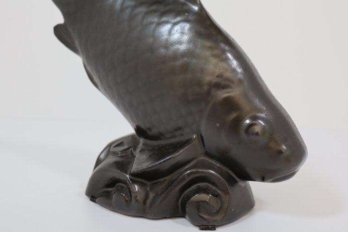 Beeld, Vis - 25 cm - Aardewerk, Antiek en Kunst, Antiek | Glaswerk en Kristal