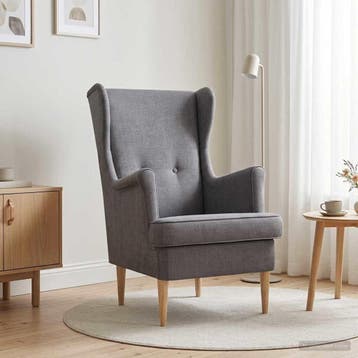 vidaXL Fauteuil Lichtgrijs ARES, Verzenden, Nieuw