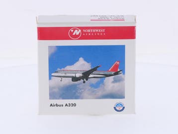 Schaal 1:500 Herpa 501507 Northwest Airlines Airbus A320..., Ophalen of Verzenden