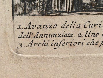 Giovanni Battista Piranesi (1720-1778) - Veduta degli avanzi, Antiek en Kunst