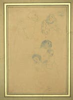 Eugène Delacroix (1798-1863) - Etude des Caprichos de Goya