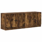 vidaXL Bedkast 2 pcs Gerookte Eik 66 x 35 x 48 cm, Huis en Inrichting, Verzenden, Nieuw