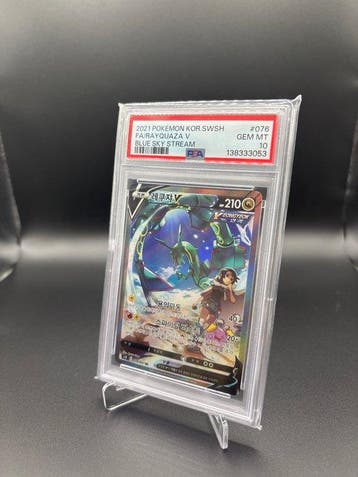 Pokémon - 1 Graded card - Rayquaza #076 Blue Sky Stream, Nieuw