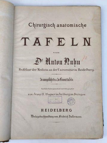 Dr. Anton Nuhn; Franz X. Wagner (illustrator) - Chirurgisch