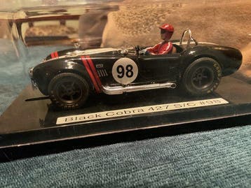 Carrera - Slotcar Black Cobra 427 S/C #98, Nieuw