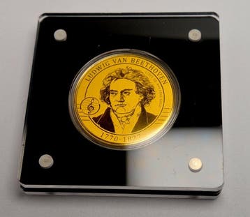 Tsjaad. 5000 Francs 2023 Beethoven - 1/200oz (.999) (Zonder