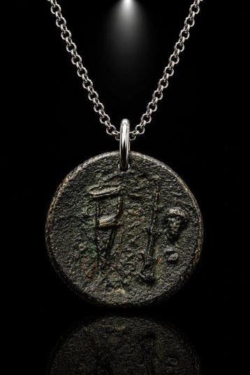 Zeldzaam Grieks Brons Replica van The Conqueror’s Talisman