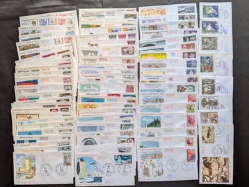 Frankrijk 1980/2000 - FDC brieven en maxi kaarten - 150, Postzegels en Munten, Postzegels | Europa | Frankrijk, Gestempeld