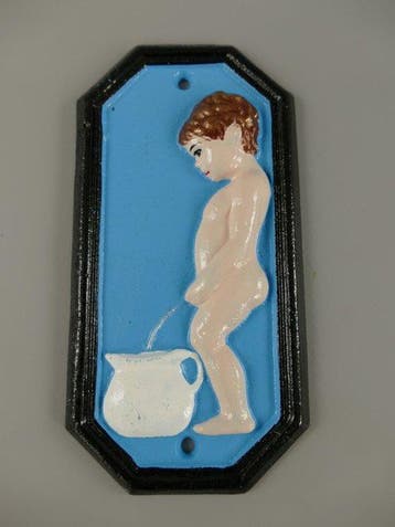 Decoratief ornament (2) - Set van twee gietijzeren, Antiek en Kunst