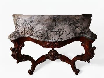 Miroir mural - Bois - Console avec miroir
