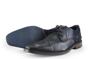 Floris van Bommel Veterschoenen in maat 47 Zwart, Kleding | Heren, Schoenen, Verzenden, Zwart, Floris van Bommel, Zo goed als nieuw