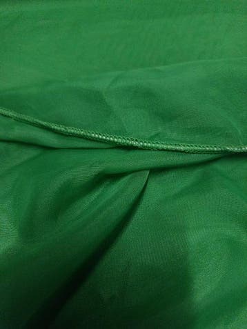 Spettacolare e Luminoso Taglio di Tessuto Organza Verde