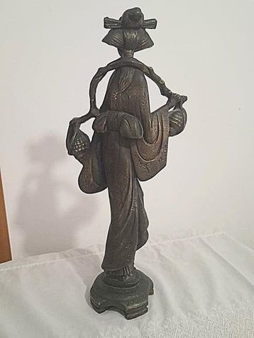 sculptuur, PORTATRICE DACQUA - 44 cm - Brons