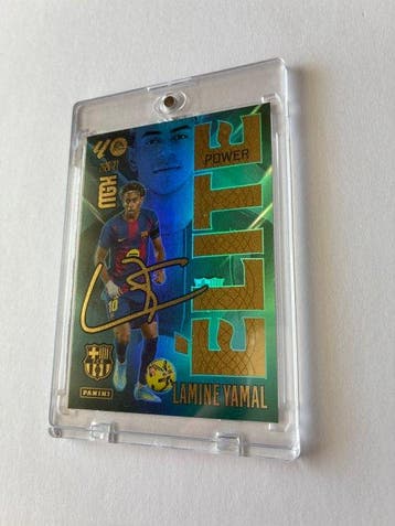 2026/27 Panini Elite Lamine Yamal 9P Foil, Gesigneerde kaart, Nieuw