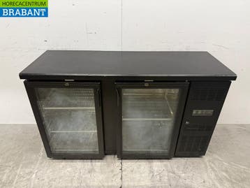 Saro Bar Cooler 2 portes battantes en verre 146 cm 230V, Verzenden