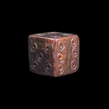 Oud-Romeins, Keizerrijk Been dobbelsteen - Ancient Roman