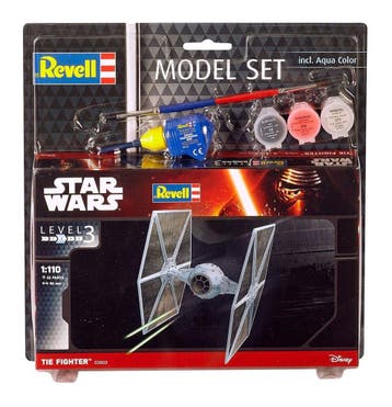 Star Wars Model Kit 1/110 Model Set TIE Fighter 9 cm, Ophalen of Verzenden
