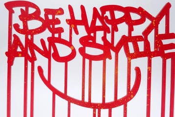 Golden Boy (2000) - BE HAPPY AND SMILE (Original artwork!)