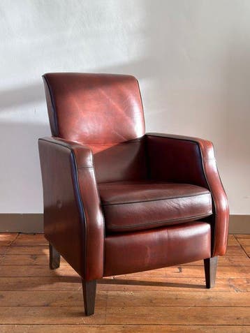 Fauteuil - Cuir - style Chesterfield