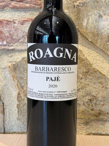 2020 Roagna, Pajè - Barbaresco - 1 Bouteille (0,75 l)