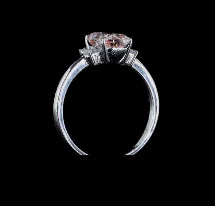 Zonder minimumprijs - Ring - 14 karaat Witgoud - 2.01ct. tw., Bijoux, Sacs & Beauté, Bagues