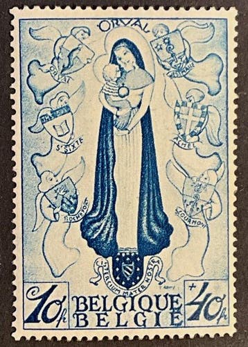 België 1933 - Grote Orval - OBP 363/74