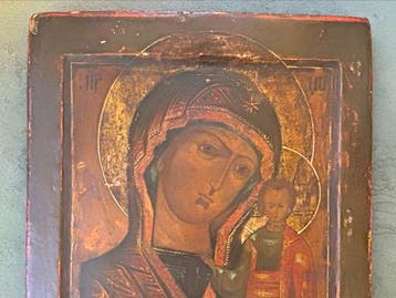 Icône - Notre-Dame de Kazan - Bois