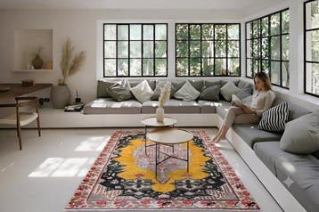 Boheemse vintage - Vloerkleed - 220 cm - 140 cm - met