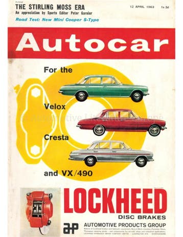 1963 AUTOCAR MAGAZINE 3504 ENGELS