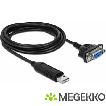 DeLOCK 66281 video kabel adapter 1,8 m RS-232 USB Type-A, Verzenden, Nieuw