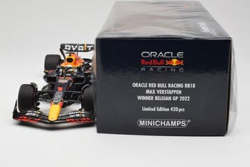 Minichamps 1:18 - Modelauto - ORACLE RED BULL RACING RB 18, Hobby en Vrije tijd, Nieuw