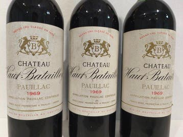 1969 Château Haut-Batailley - Pauillac Grand Cru Classé - 3, Verzamelen, Nieuw
