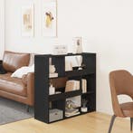 vidaXL Boekenkast Zwart Eiken 100 x 33 x 94,5 cm Bewerkt, Verzenden