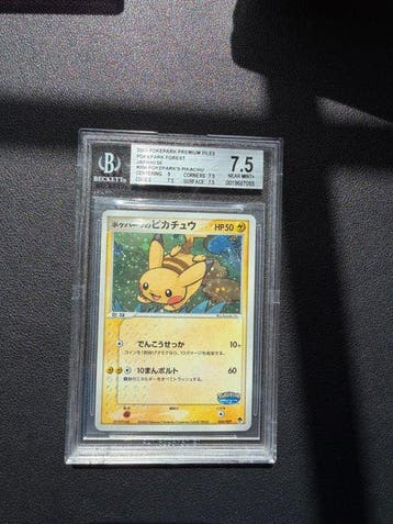 Pokémon - 1 Graded card - Pikachu 004/090 Carte promo, Foil,