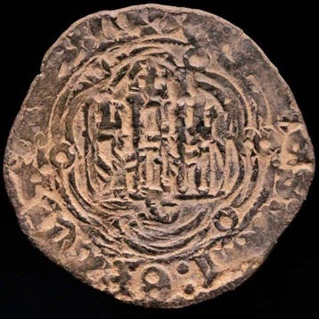 . Koningrijk Castilië Enrique III (1390-1406). Blanca, Postzegels en Munten