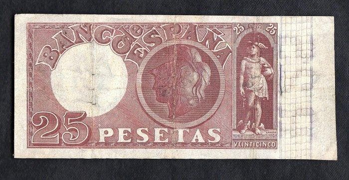 Spanje. - 25 Pesetas - 1899 - Pick 49, Postzegels en Munten, Bankbiljetten | Europa | Niet-Eurobiljetten