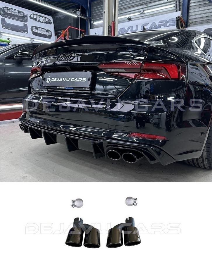S3 S4 S5 S6 S7 Look Uitlaat Sierstuk set voor Audi A3 A4 A5, Autos : Divers, Tuning & Styling, Enlèvement ou Envoi