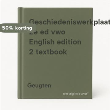 Geschiedeniswerkplaats 2e ed vwo English edition 2 textbook, Boeken, Verzenden, Gelezen, Geugten