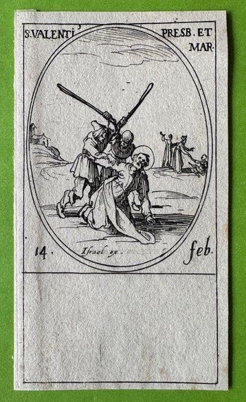 Jacques Callot (1592-1635) - San Privato di Mende Vescovo e