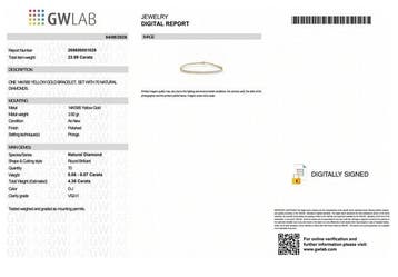 Zonder minimumprijs - Armband - 14 karaat Geel goud -, Nieuw