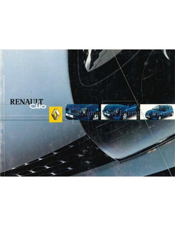 2002 RENAULT CLIO INSTRUCTIEBOEKJE FRANS