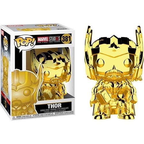 Funko Pop! Marvel 10 year Anniversary - Thor (Chrome) #381, Collections, Jouets miniatures, Envoi