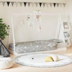 vidaXL Kinderbedframe 80x200 cm massief grenenhout wit, Verzenden, Nieuw