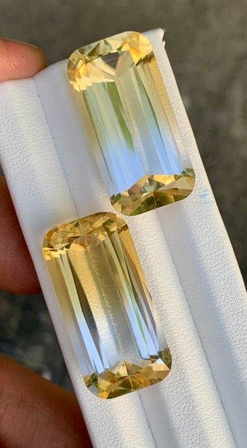 Sans prix de réserve Bicolore Citrine - 69.19 ct -