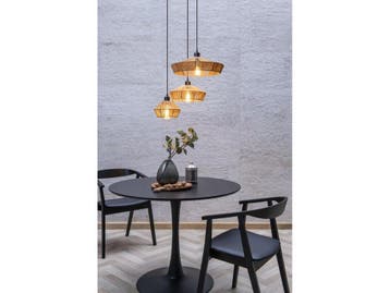 Lucide YUNKAI - Hanglamp - Ø 60 cm - 3xE27 - Hoogte, Huis en Inrichting, Verzenden, Nieuw