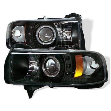 Spyder Dodge Ram Projector Headlights LED Halo Blk 94/02, Ophalen of Verzenden, Nieuw
