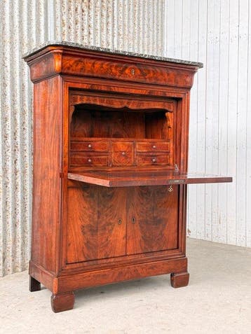 Secrétaire à abattant - Klepbureau, klepburo, bureau, buro,, Antiquités & Art