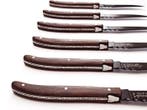 Laguiole - 6x Luxury Steak Knives - Wengé Wood - style de -