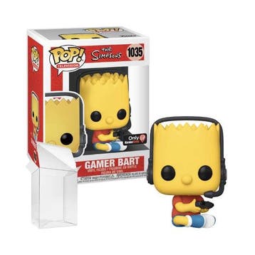 Funko Pop Simpsons: Gamer Bart 1035 top  Funko insider Club, Verzenden, Nieuw