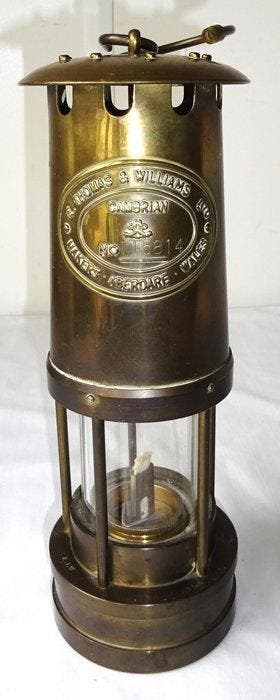 Thomas & Williams Zuid Wales - Lamp - Authentiek antieke